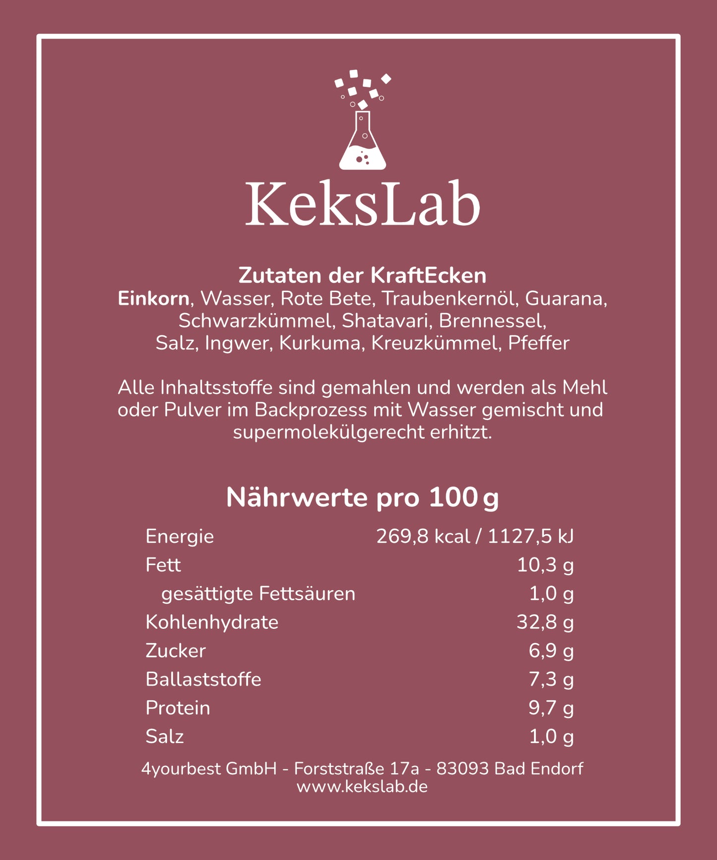 KraftEcken (ca. 1,40 € Tagesportion)